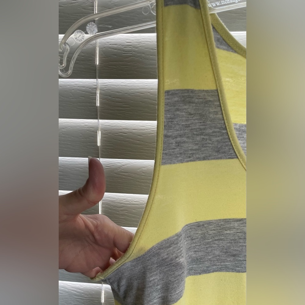 Olive Oak Womens Tank Dress Multicolor Stripe Sleeveless Scoop Neck Strap Size M - Picture 6 of 10